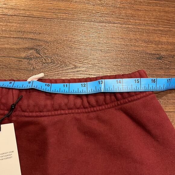 Spirit Jersey NWT Burgundy with Blue Stars Sweatpants in 100% Cotton - Picture 6 of 8